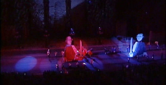 La reine Morag et la cour